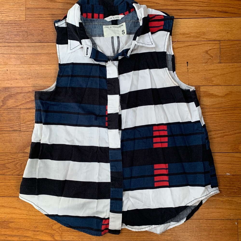 Rag and Bone Button Down Tank